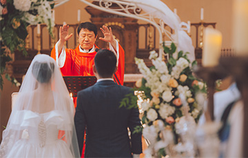 教堂婚礼图片